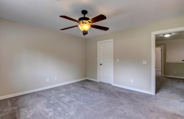 106 Venezia Ln, Maumelle, AR 72113 - unfurnished bedroom featuring carpet flooring, baseboards, and a ceiling fan