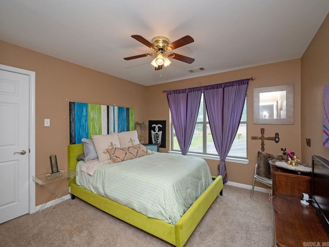 14 Woodridge Dr, Little Rock, AR 72204 - carpeted bedroom featuring baseboards and ceiling fan