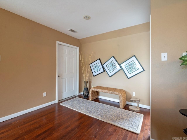 14 Woodridge Dr, Little Rock, AR 72204 - sitting room featuring baseboards and wood finished floors