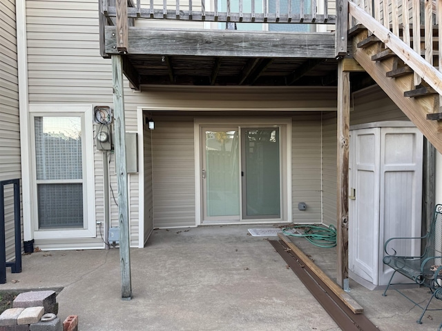7306 Dakota Dr, North Little Rock, AR 72116 - property entrance with a patio
