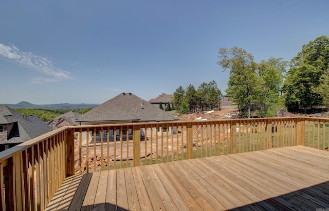 121 Majestic Cir, Maumelle, AR 72113 - view of wooden terrace