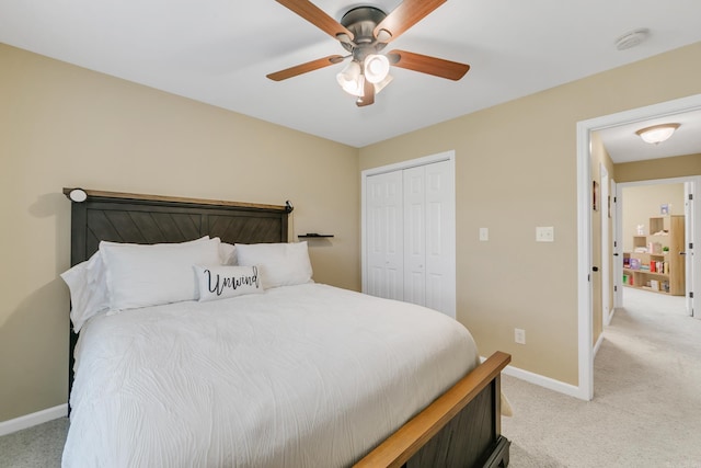 41 Winners Cir, Cabot, AR 72023 - bedroom with carpet, baseboards, and a closet