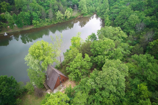 1 Kiwanie Crk, Cherokee Village, AR 72542 - drone / aerial view of a large body of water and a heavily wooded area