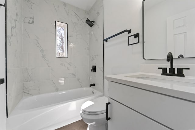 3113 W 11th, Little Rock, AR 72204 - full bathroom with toilet, vanity, and shower / bathtub combination