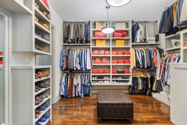 145 Cove Creek Ct, Little Rock, AR 72211 - spacious closet with wood finished floors