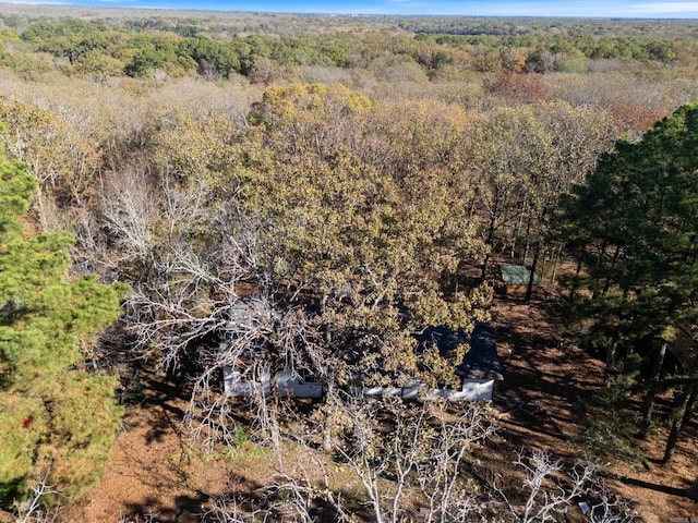 312 Eubanks Rd, Jacksonville, AR 72076 - aerial overview of property's location with a heavily wooded area