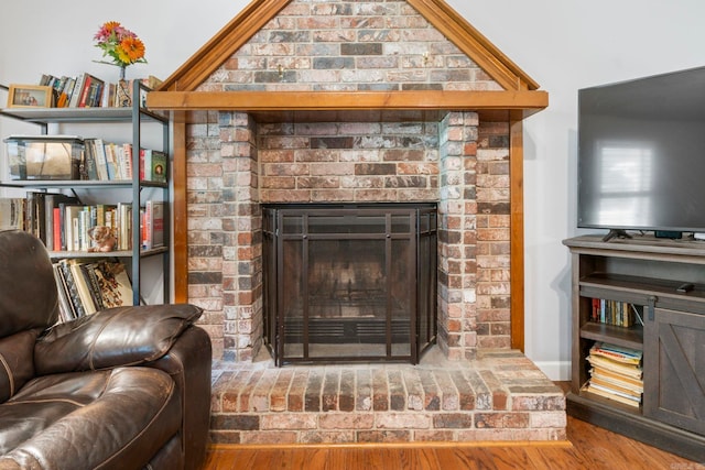 23 S Summit Dr, Cabot, AR 72023 - detailed view of a fireplace and baseboards
