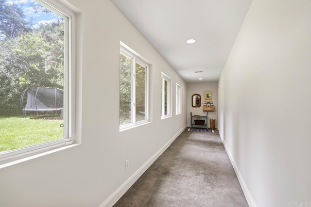 2820 N Rodney Parham Rd, Little Rock, AR 72212 - hall featuring plenty of natural light, carpet flooring, and recessed lighting