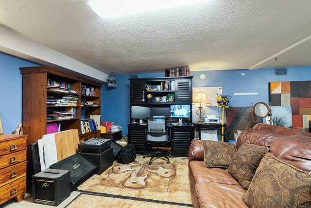 7104 Foxrun E End Dr, Mabelvale, AR 72103 - office featuring a textured ceiling