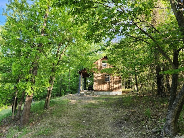 3227 Red Bluff Rd, Marshall, AR 72650 - view of yard