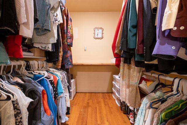 375 Goshen Ave, North Little Rock, AR 72116 - walk in closet with wood finished floors