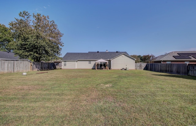 view of rear view of property