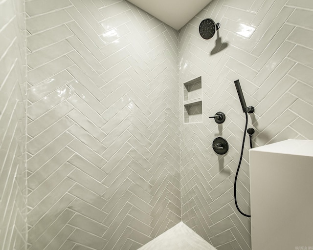 9008 Leatrice Dr, Little Rock, AR 72227 - bathroom view of tiled shower