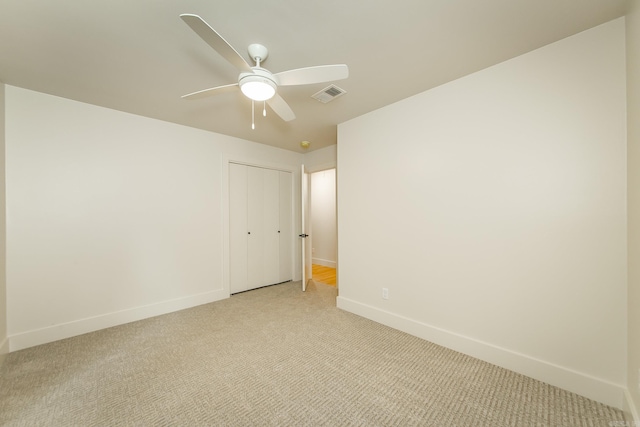 9008 Leatrice Dr, Little Rock, AR 72227 - spare room with light carpet, ceiling fan, and baseboards