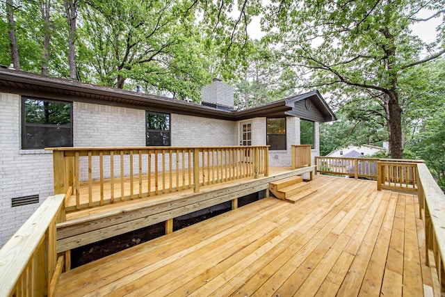 9008 Leatrice Dr, Little Rock, AR 72227 - view of deck