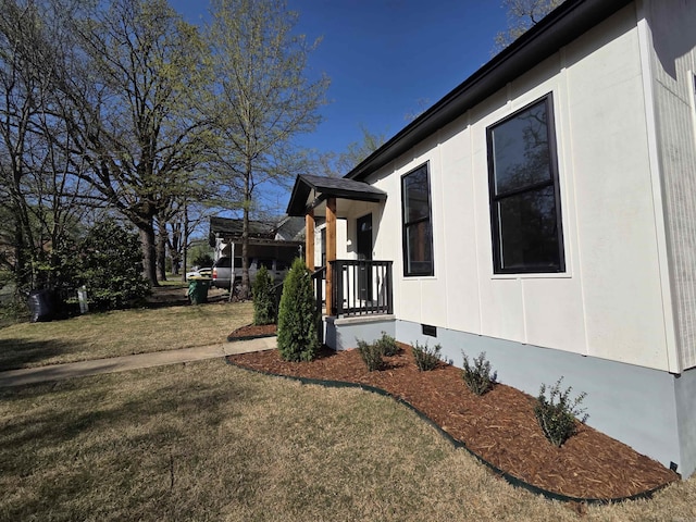 1017 Jefferson, Little Rock, AR 72204 - view of home's exterior with crawl space and a yard