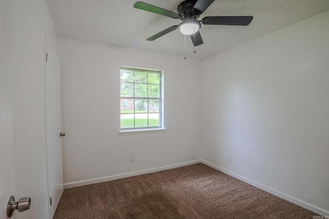 3516 Vickie Dr, Bryant, AR 72022 - spare room with carpet, baseboards, and a ceiling fan