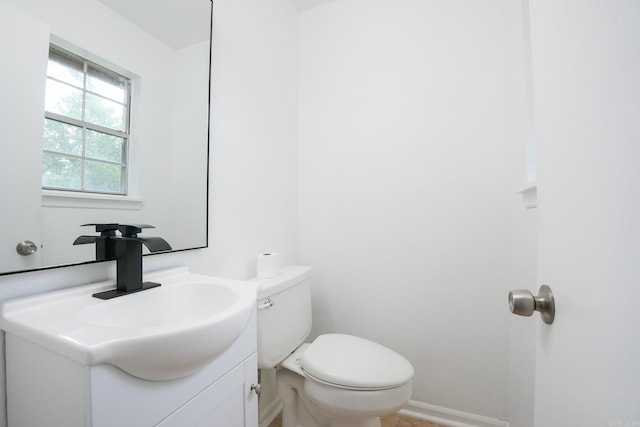 3516 Vickie Dr, Bryant, AR 72022 - bathroom with toilet, vanity, and baseboards