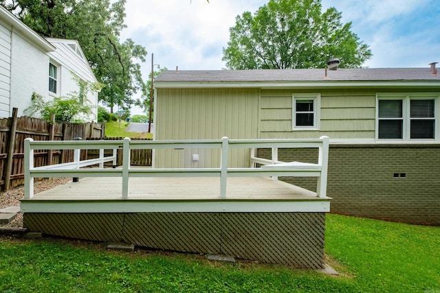 15 Coolwood Dr, Little Rock, AR 72202 - rear view of house with a deck and fence