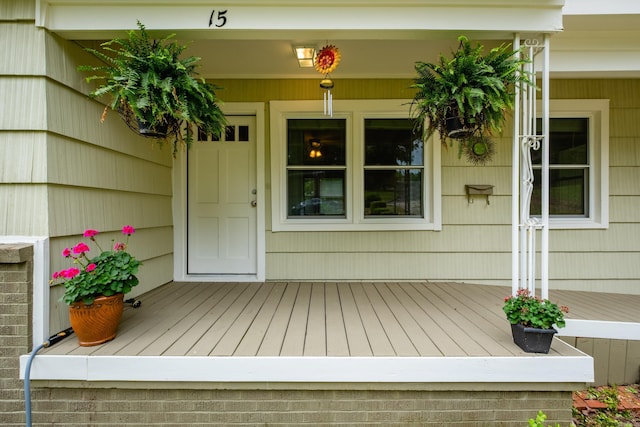 15 Coolwood Dr, Little Rock, AR 72202 - view of exterior entry with a porch