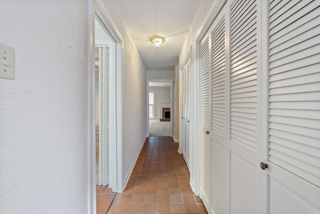 2805 Foxcroft Rd Unit 602, Little Rock, AR 72227 - corridor featuring tile patterned flooring and baseboards