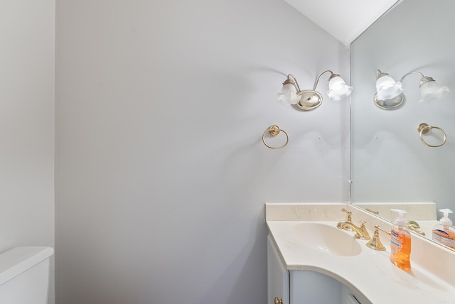 2805 Foxcroft Rd Unit 602, Little Rock, AR 72227 - bathroom with toilet and vanity