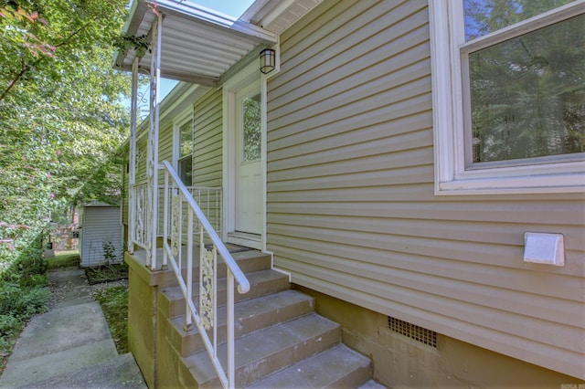6800 Stamps Ct, Little Rock, AR 72207 - doorway to property featuring crawl space