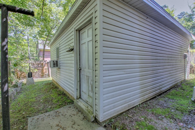 6800 Stamps Ct, Little Rock, AR 72207 - view of outdoor structure featuring cooling unit