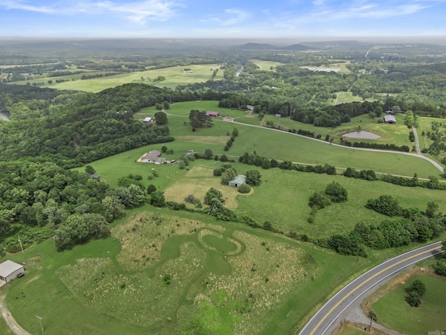 105 Traci Ln, Heber Springs, AR 72543 - aerial view of property and surrounding area featuring rural landscape