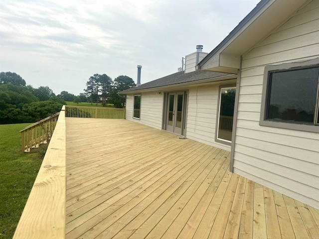 105 Traci Ln, Heber Springs, AR 72543 - deck with french doors