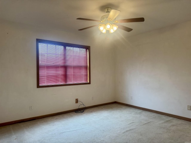 105 Traci Ln, Heber Springs, AR 72543 - empty room featuring carpet, ceiling fan, and baseboards