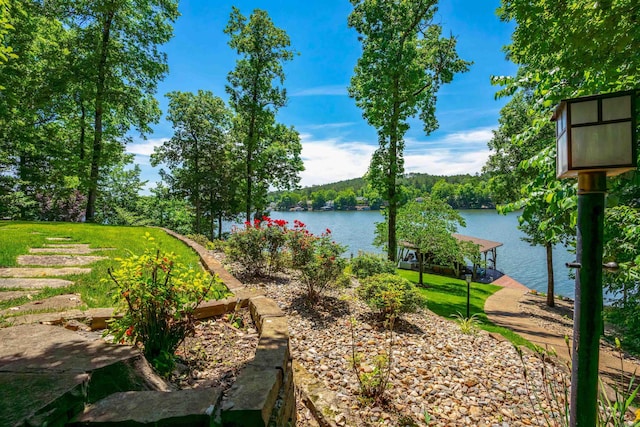 12 Sacedon Trce, Hot Springs Village, AR 71909 - water view with a dock and boat lift
