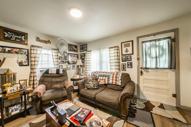 206 S Grant St, Cabot, AR 72023 - living room featuring wood finished floors