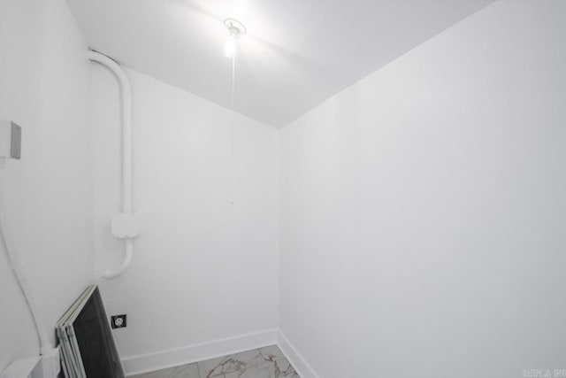 2501 S Maple St, Little Rock, AR 72204 - bathroom with baseboards and marble finish flooring