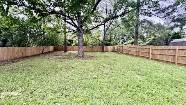 view of yard