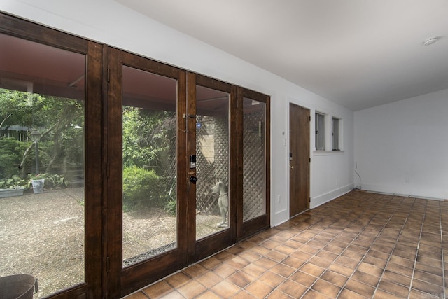 2108 Beechwood, Little Rock, AR 72207 - unfurnished sunroom with french doors