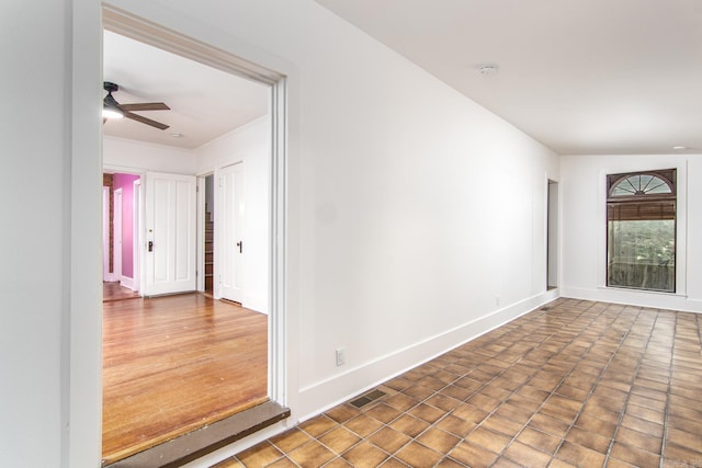 2108 Beechwood, Little Rock, AR 72207 - empty room featuring ceiling fan, baseboards, and a smoke detector