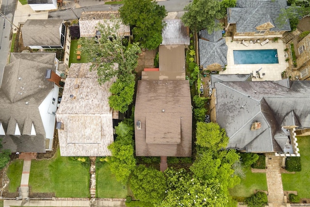 2108 Beechwood, Little Rock, AR 72207 - aerial view of residential area featuring a pool area