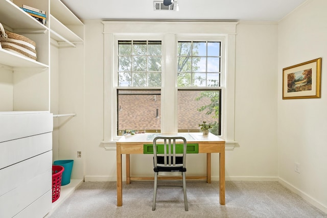121 N Woodrow St, Little Rock, AR 72205 - office area featuring carpet flooring and baseboards
