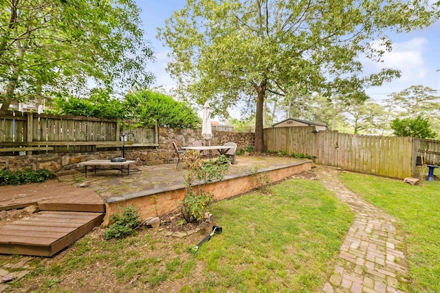 121 N Woodrow St, Little Rock, AR 72205 - view of yard featuring a patio area and a deck
