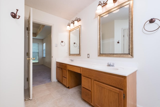 1505 Cherry Brook Dr, Little Rock, AR 72211 - full bathroom featuring double vanity and tile patterned floors