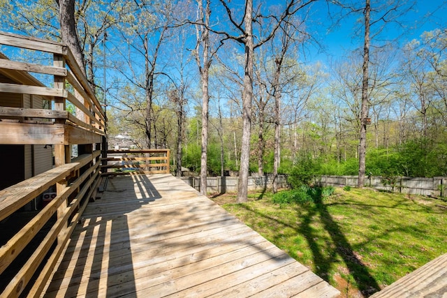 1505 Cherry Brook Dr, Little Rock, AR 72211 - view of wooden terrace