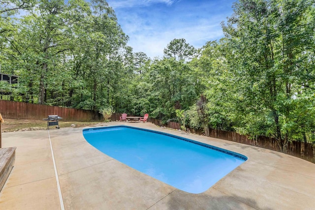 77 Stoneledge Dr, Maumelle, AR 72113 - view of swimming pool with a fenced backyard and a patio