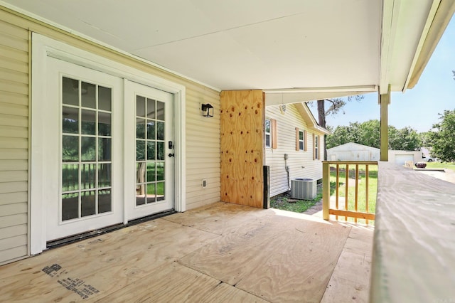 13512 Peters Rd, Cabot, AR 72023 - view of patio / terrace featuring central AC unit