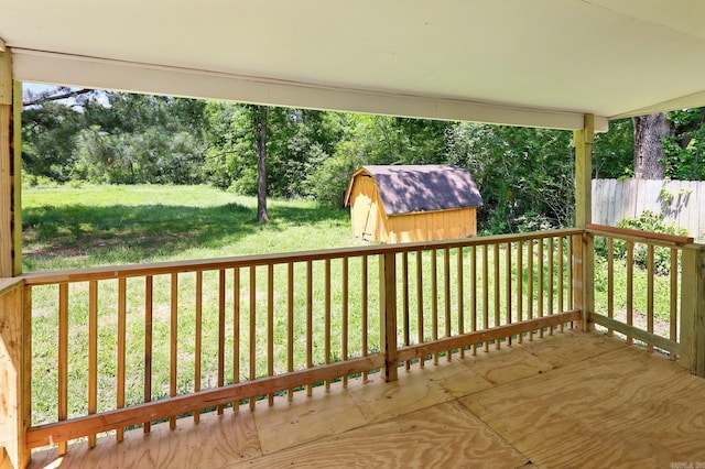 13512 Peters Rd, Cabot, AR 72023 - wooden deck with a yard