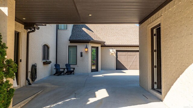 64 Sologne Cir, Little Rock, AR 72223 - view of patio / terrace featuring concrete driveway
