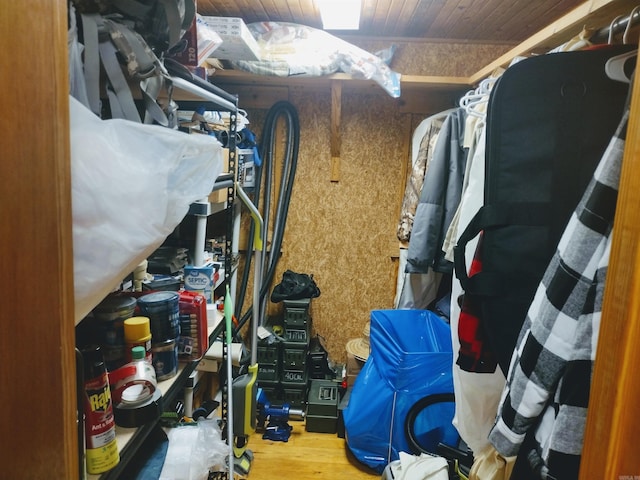 view of storage