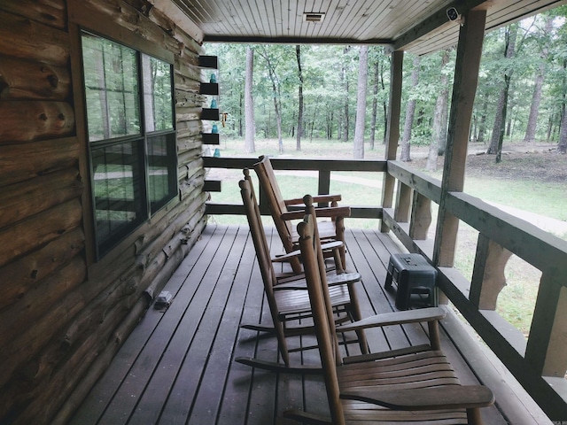 view of deck