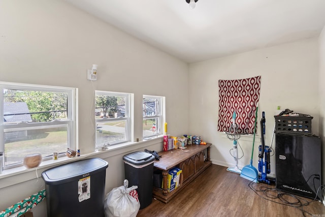 1403 Scott, Conway, AR 72032 - rec room featuring wood finished floors and baseboards
