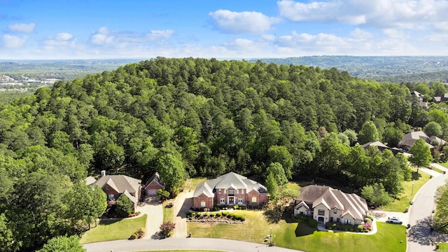 4 Bellegarde Dr, Little Rock, AR 72223 - view from above of property with a heavily wooded area